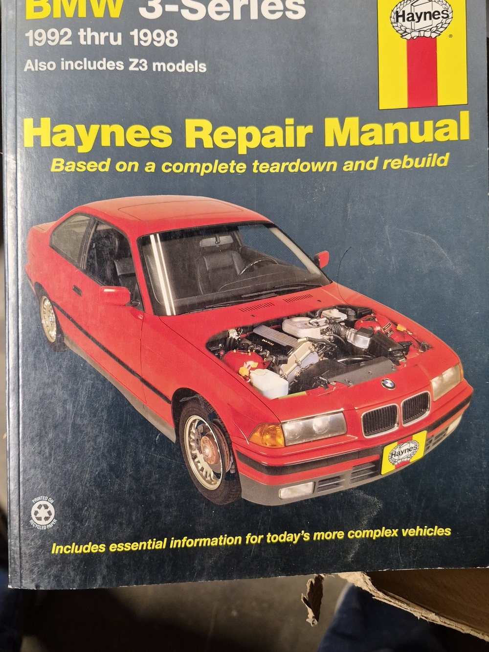 Haynes Car repair manual BMW 3 Series